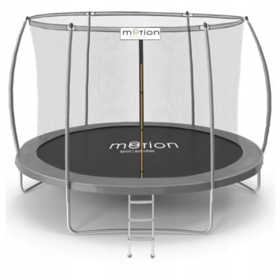 Купити Батут  Jumi Motion Sport Line Premium 10ft (305см) з внутрішньою сіткою сірий у Києві - фото №1